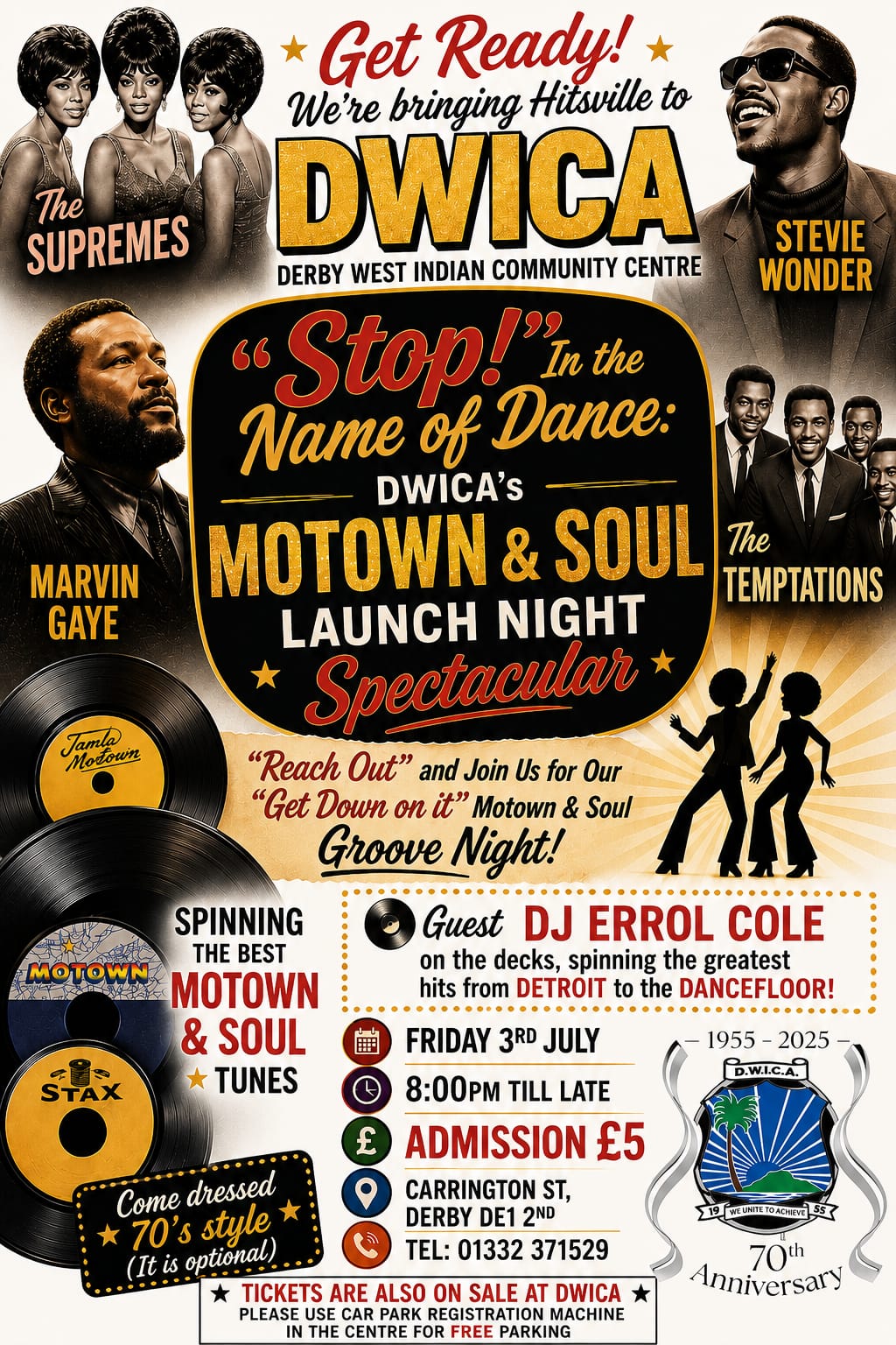 DWICA Motown & Soul Launch Night